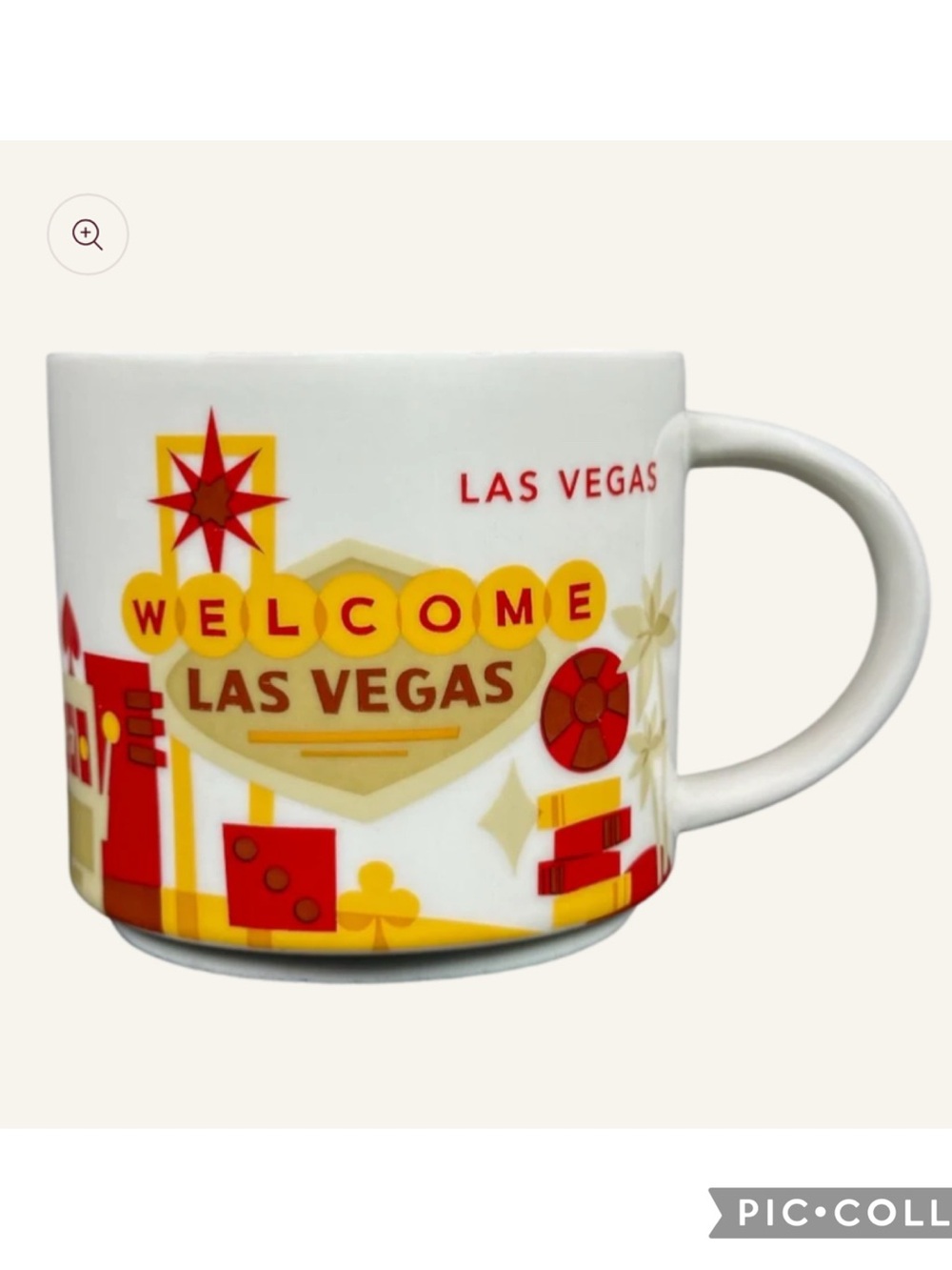 NWT Starbucks Barista you Are Here Mug Las Vegas Nevada - Picture 6 of 9